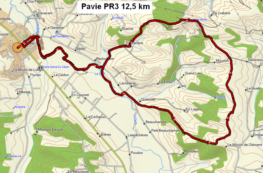 Pavie PR3 12,5 km IPB 38